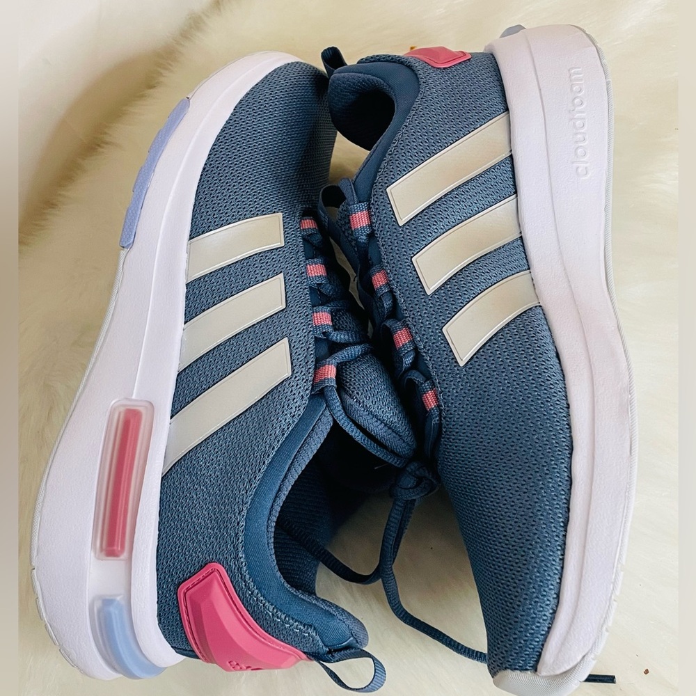 Adidas Blue and Pink Lite Sports wear Racer TR23 Sneakers New Women’s size 8.5